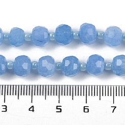 Natural Dyed White Jade Beads Strands&nbsp;G-H057-A22-12