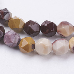 Natural Mookaite Beads Strands&nbsp;G-J376-53A-6mm