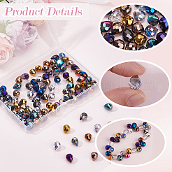 120Pcs 12 Colors Electroplate Glass Beads&nbsp;EGLA-SC0001-62