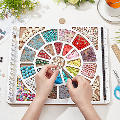 Wooden Bead Design Boards&nbsp;WOOD-WH0042-26D