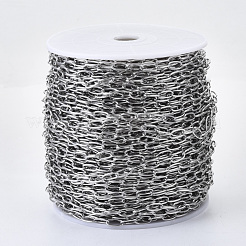 Tarnish Resistant 304 Stainless Steel Paperclip Chains&nbsp;CHS-S001-06A-P