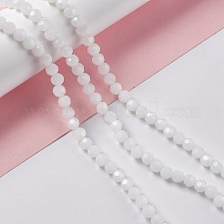 Faceted(32 Facets) Glass Beads Strands&nbsp;GLAA-E037-03A-02