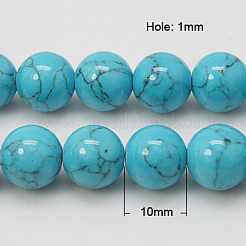 Synthetic Turquoise Beads Strands&nbsp;LS-TURQ-H038-10mm-XXS09