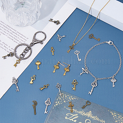 150Pcs 15 Style Tibetan Style Alloy Pendants&nbsp;FIND-FH0010-90