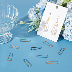 40Pcs 4 Colors Ion Plating(IP) 304 Stainless Steel Triangle Rings&nbsp;STAS-UN0046-70