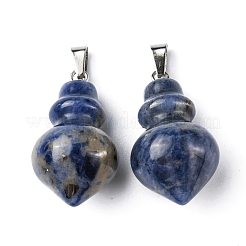 Natural Sodalite Pendants&nbsp;G-G998-C05