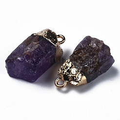 Natural Amethyst Pendants&nbsp;G-Q998-035A