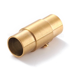 Ion Plating(IP) 304 Stainless Steel Locking Tube Magnetic Clasps&nbsp;STAS-G239-04G