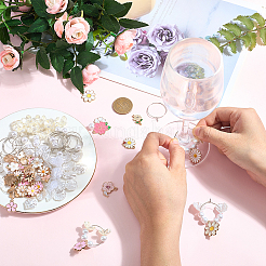 DIY Wine Glass Charm Making Kit&nbsp;DIY-SC0032-44