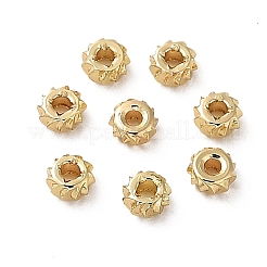 Rack Plating Brass Spacer Beads&nbsp;KK-F859-06G
