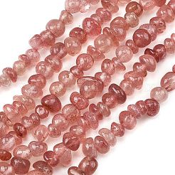 Natural Strawberry Quartz Beads Strands&nbsp;G-P622-B01-01