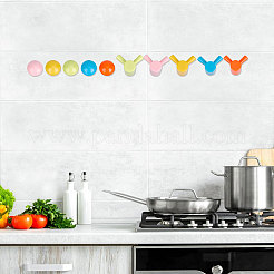 2 Sets 2 Style PP Knob Wall Hook Hangers&nbsp;AJEW-GF0006-83
