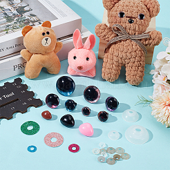 Plastic Doll Craft Eyes/Noes&nbsp;DIY-BC0016-185