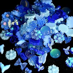 Luminous Opaque Resin Cabochons&nbsp;CRES-U006-01F