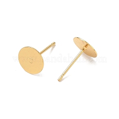 Brass Stud Earring Findings&nbsp;KK-A300-30G-02