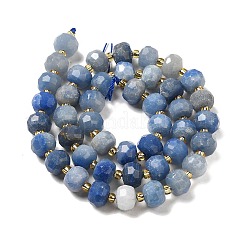 Dyed & Heated Natural Blue Aventurine Beads Strands&nbsp;G-P508-A13-01