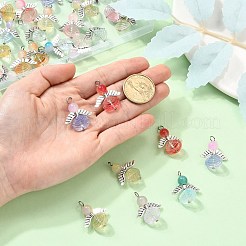 30Pcs Glass Pendants&nbsp;FIND-CJ0003-36
