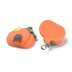 Opaque Resin Pendants&nbsp;RESI-G028-07P