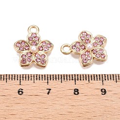 Rack Plating Alloy Pave Rhinestone Pendants&nbsp;FIND-N005-15B