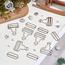 6 Bags Adjustable Iron Buckles&nbsp;IFIN-CY0001-05P