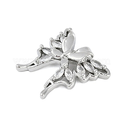 Rack Plating Brass Cubic Zirconia Pendants&nbsp;KK-C082-03P