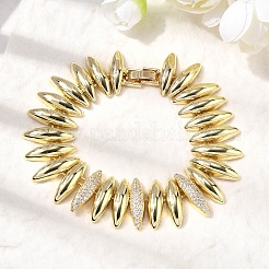 Brass Link Chain Bracelets for Women&nbsp;BJEW-H630-10G