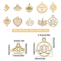 Yoga Theme Alloy Pendants&nbsp;PALLOY-SC0002-87