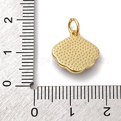 Brass Pave Natural Black Lip Shell Pendants&nbsp;KK-P308-05G-01