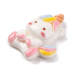 Unicorn Theme Cartoon Resin Decoden Cabochons&nbsp;CRES-Z011-02D