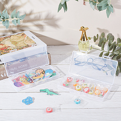 Transparent Plastic Bead Containers&nbsp;CON-FH0001-18