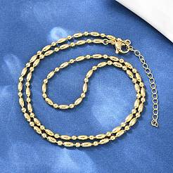2.2MM Brass Ball Chain Necklaces for Men Women&nbsp;X-NJEW-L012-06G