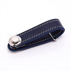 PU Leather Keychain&nbsp;KEYC-WH0018-30B