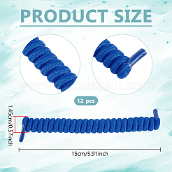 Polyester with Latex Silk Replacement Visor Curl  Cord&nbsp;DIY-WH0888-579I