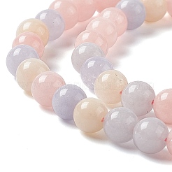 Natural White Jade Imitation Morganite Beads Strands&nbsp;G-I334-04A