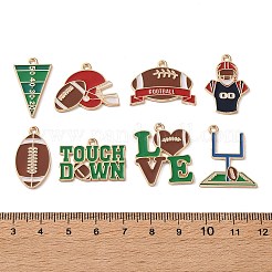Rugby Alloy Enamel Pendants&nbsp;AL-K001-01