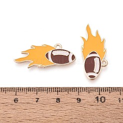 Alloy Enamel Pendants&nbsp;ENAM-T025-02G-08