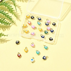 26Pcs Brass Enamel Charms&nbsp;KK-FS0001-68