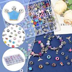 DIY Brass European Style Bracelet Making Kits&nbsp;DIY-FS0010-09