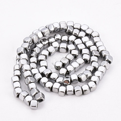 Electroplate Non-magnetic Synthetic Hematite Beads Strands&nbsp;G-Q486-111D