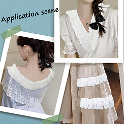 10M Polyester Pleated Lace Trim&nbsp;OCOR-GF0003-21C
