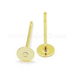 304 Stainless Steel Stud Earring Findings&nbsp;STAS-E025-6G