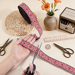 10 Yards Vintage Jacquard Nylon Ribbon&nbsp;OCOR-PH0036-87
