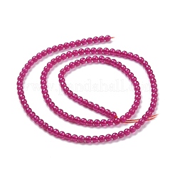 Lab Grown Red Corundum Beads Strands&nbsp;G-D463-09A-1