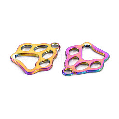 Rainbow Color Alloy Pendants&nbsp;PALLOY-S180-265-NR