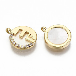 Natural Freshwater Shell Charms&nbsp;KK-S356-203G-NF