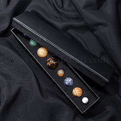 Natural Gemstone Eight Planets of the Solar System Display Decorations&nbsp;G-F734-13