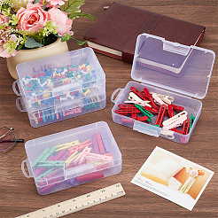 4Pcs Rectangle Plastic Bead Storage Containers&nbsp;CON-CN0001-44