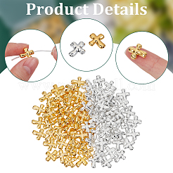 100Pcs 2 Colors Alloy Beads&nbsp;FIND-ME0002-96