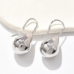 Teardrop Brass Dangle Earrings&nbsp;EJEW-B132-06P