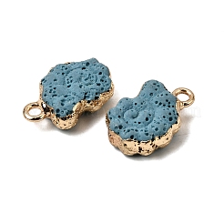 Dyed Synthetic Lava Rock Pendants&nbsp;G-P614-05G-09